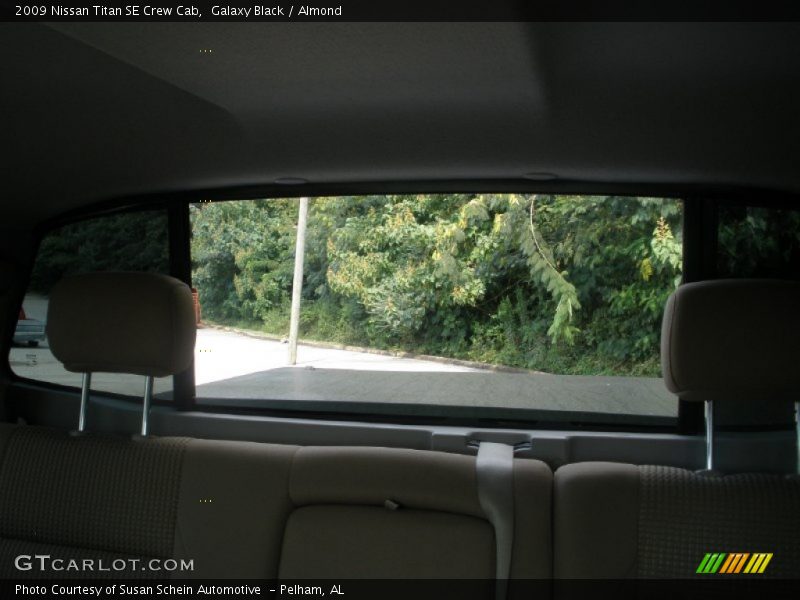Galaxy Black / Almond 2009 Nissan Titan SE Crew Cab