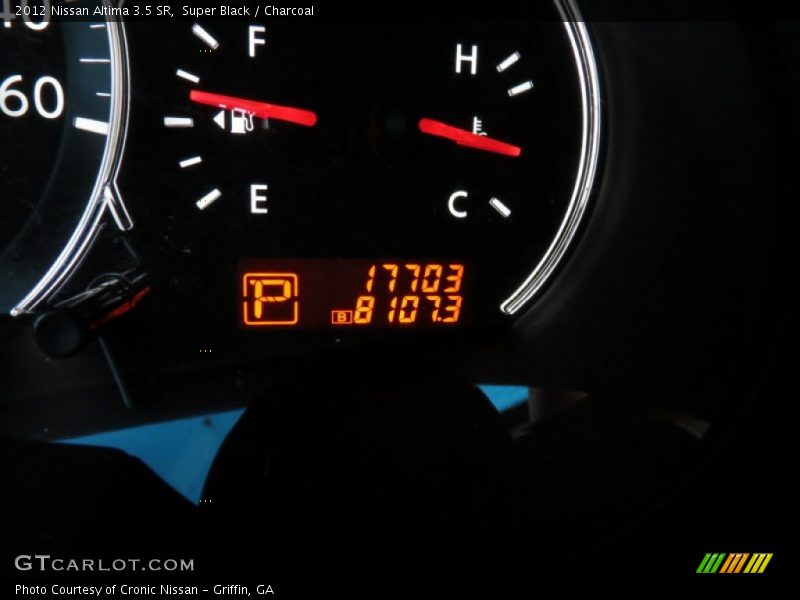 Super Black / Charcoal 2012 Nissan Altima 3.5 SR