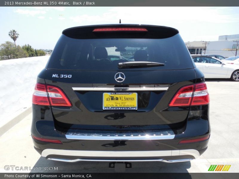 Black / Black 2013 Mercedes-Benz ML 350 4Matic