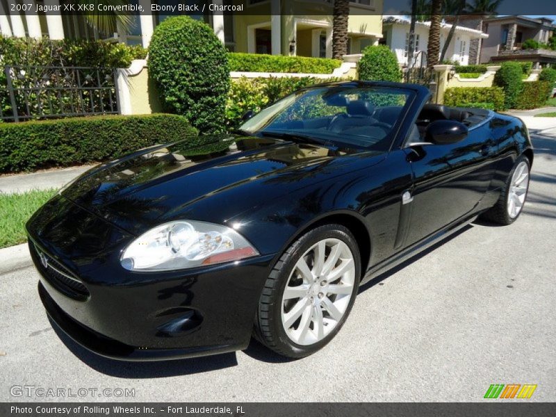 Ebony Black / Charcoal 2007 Jaguar XK XK8 Convertible