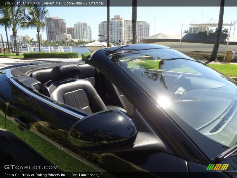 Ebony Black / Charcoal 2007 Jaguar XK XK8 Convertible