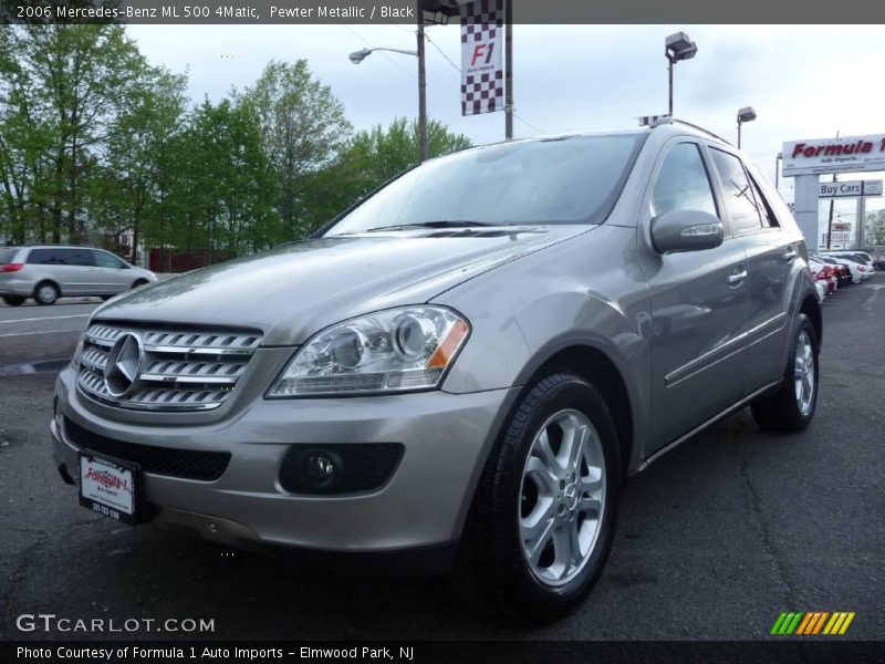 Pewter Metallic / Black 2006 Mercedes-Benz ML 500 4Matic