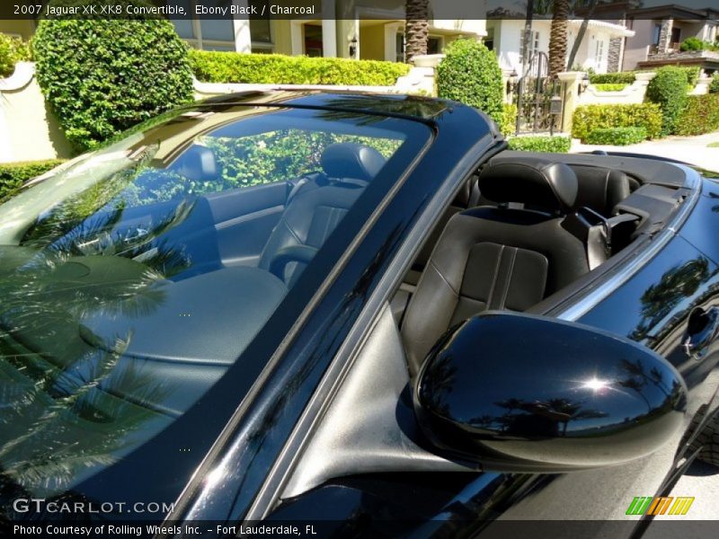 Ebony Black / Charcoal 2007 Jaguar XK XK8 Convertible