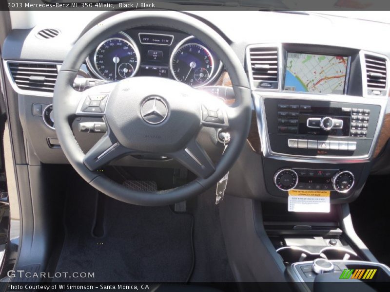 Black / Black 2013 Mercedes-Benz ML 350 4Matic