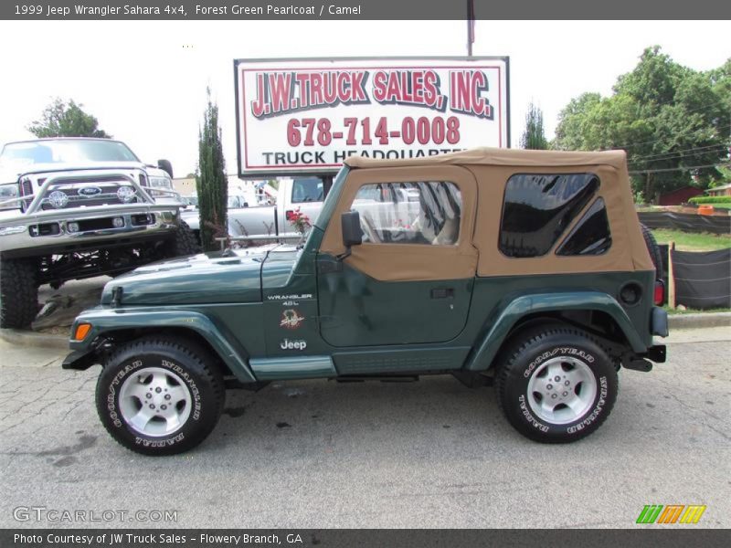 Forest Green Pearlcoat / Camel 1999 Jeep Wrangler Sahara 4x4