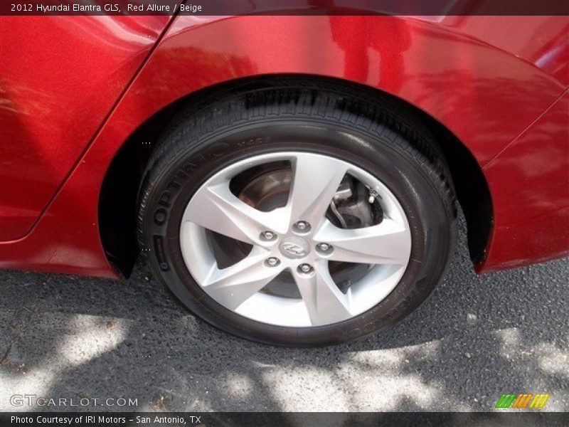 Red Allure / Beige 2012 Hyundai Elantra GLS