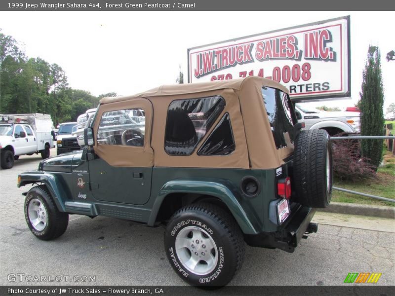 Forest Green Pearlcoat / Camel 1999 Jeep Wrangler Sahara 4x4