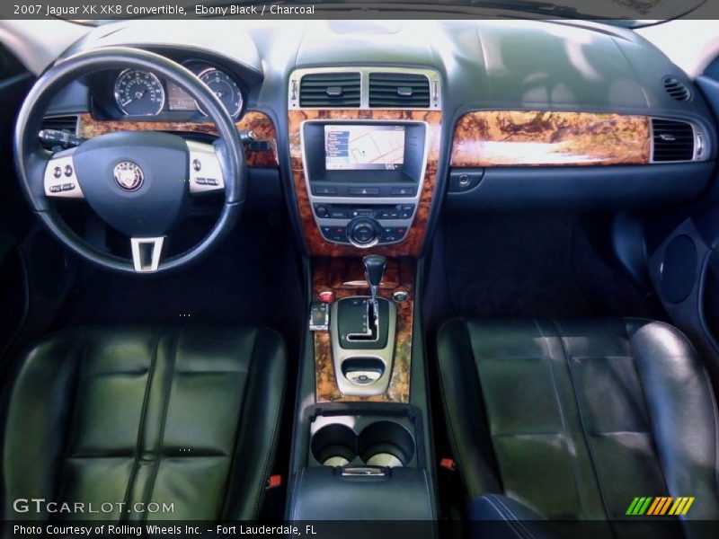 Ebony Black / Charcoal 2007 Jaguar XK XK8 Convertible