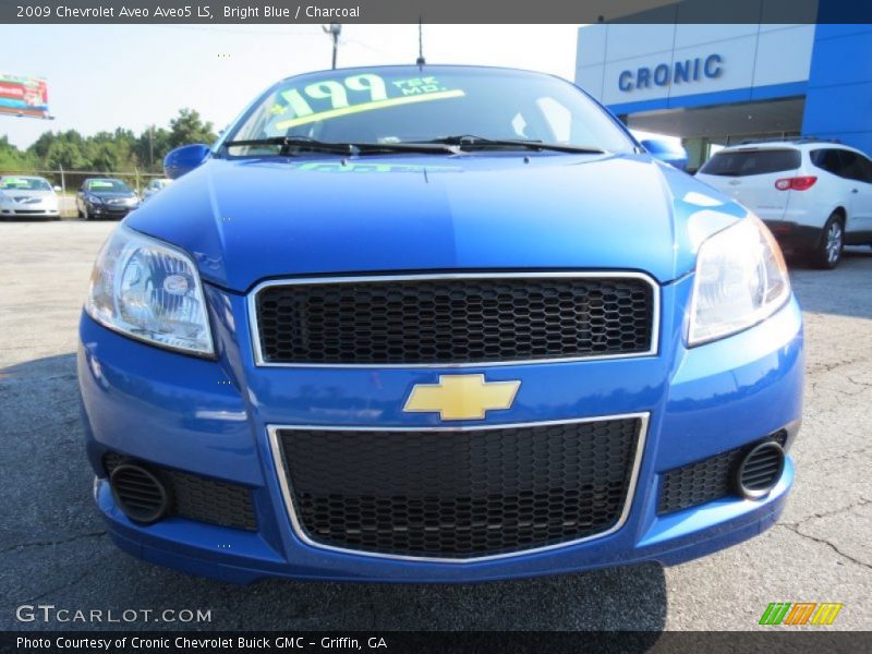 Bright Blue / Charcoal 2009 Chevrolet Aveo Aveo5 LS