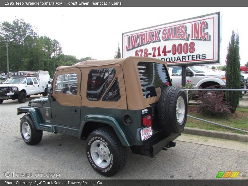 Forest Green Pearlcoat / Camel 1999 Jeep Wrangler Sahara 4x4