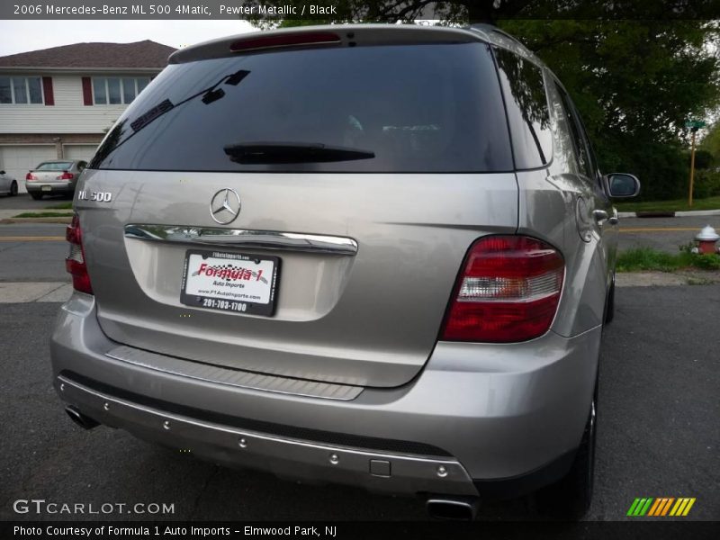 Pewter Metallic / Black 2006 Mercedes-Benz ML 500 4Matic