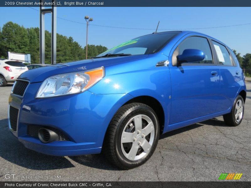 Bright Blue / Charcoal 2009 Chevrolet Aveo Aveo5 LS