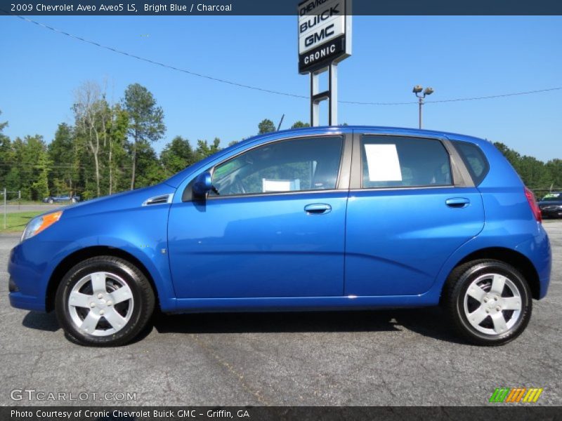 Bright Blue / Charcoal 2009 Chevrolet Aveo Aveo5 LS
