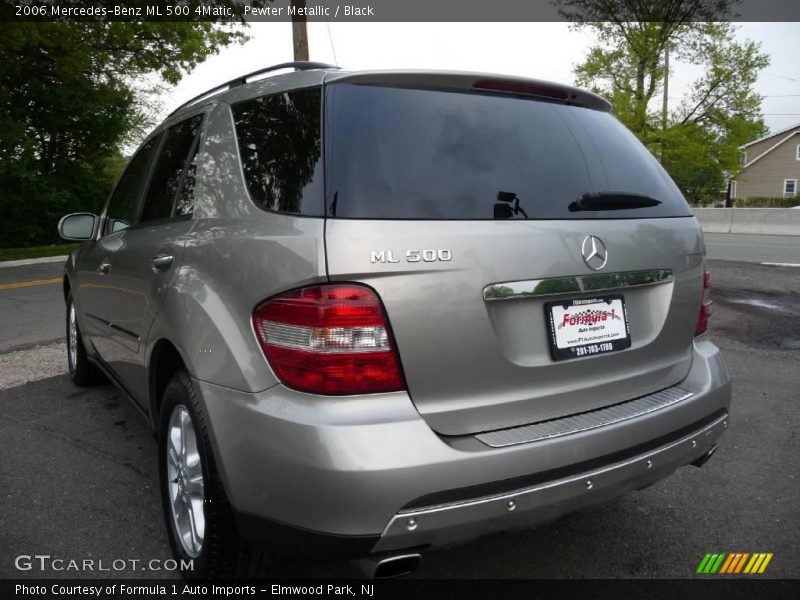 Pewter Metallic / Black 2006 Mercedes-Benz ML 500 4Matic