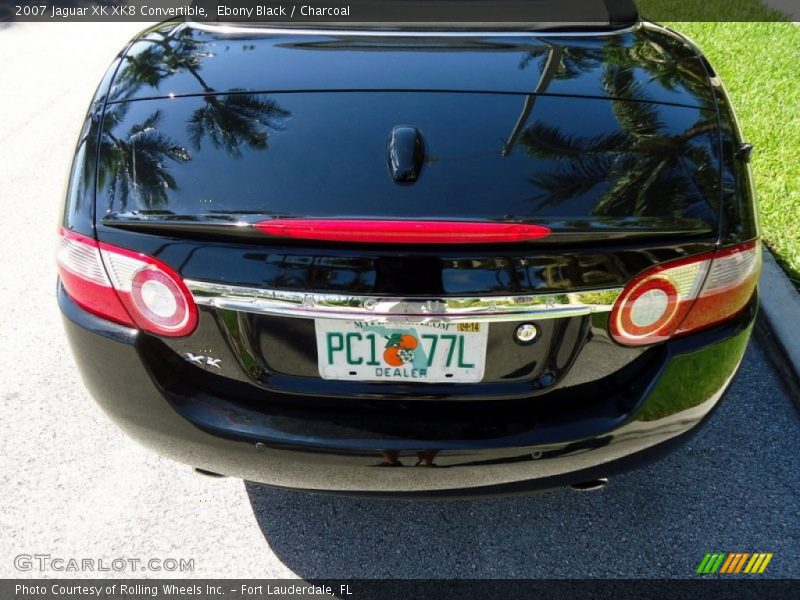 Ebony Black / Charcoal 2007 Jaguar XK XK8 Convertible