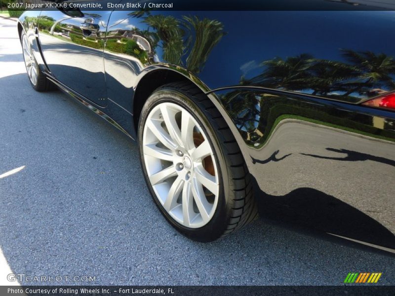 Ebony Black / Charcoal 2007 Jaguar XK XK8 Convertible