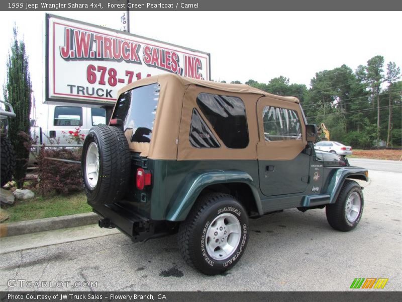 Forest Green Pearlcoat / Camel 1999 Jeep Wrangler Sahara 4x4