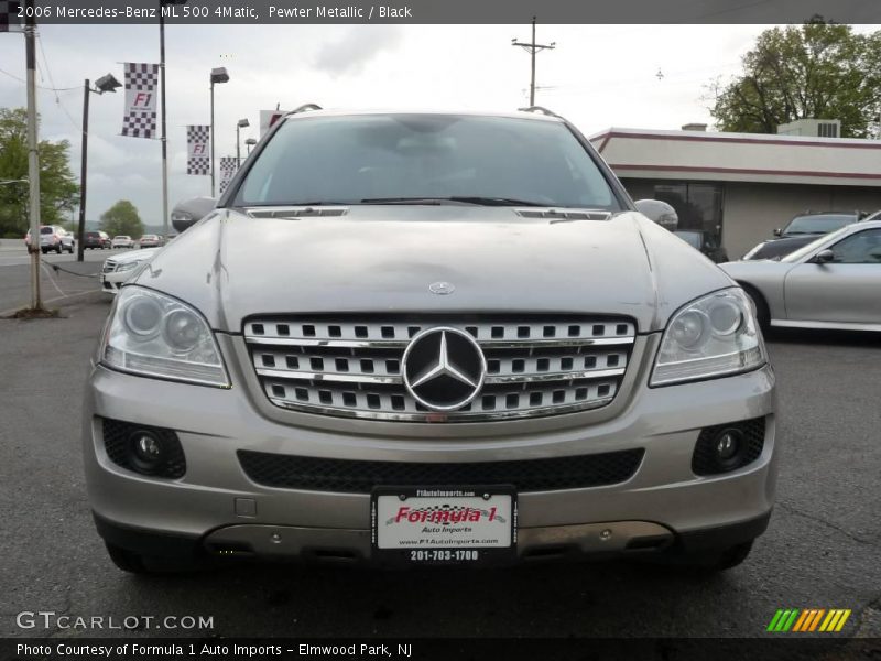 Pewter Metallic / Black 2006 Mercedes-Benz ML 500 4Matic