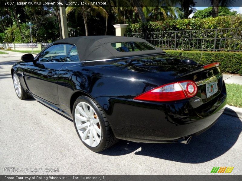 Ebony Black / Charcoal 2007 Jaguar XK XK8 Convertible