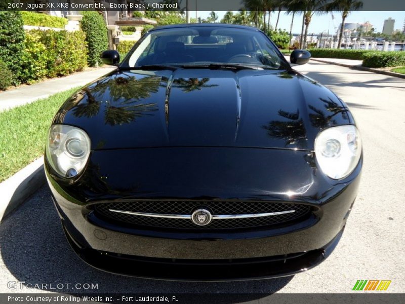 Ebony Black / Charcoal 2007 Jaguar XK XK8 Convertible