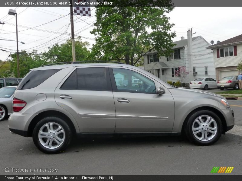 Pewter Metallic / Black 2006 Mercedes-Benz ML 500 4Matic