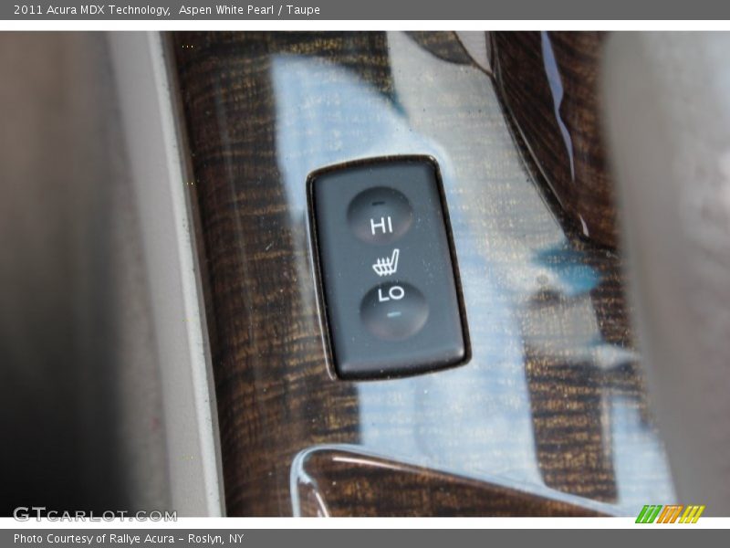 Aspen White Pearl / Taupe 2011 Acura MDX Technology