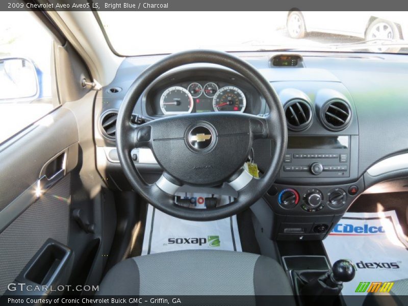 Bright Blue / Charcoal 2009 Chevrolet Aveo Aveo5 LS