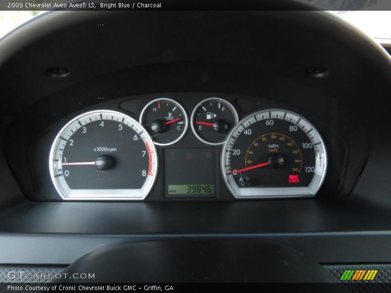 Bright Blue / Charcoal 2009 Chevrolet Aveo Aveo5 LS