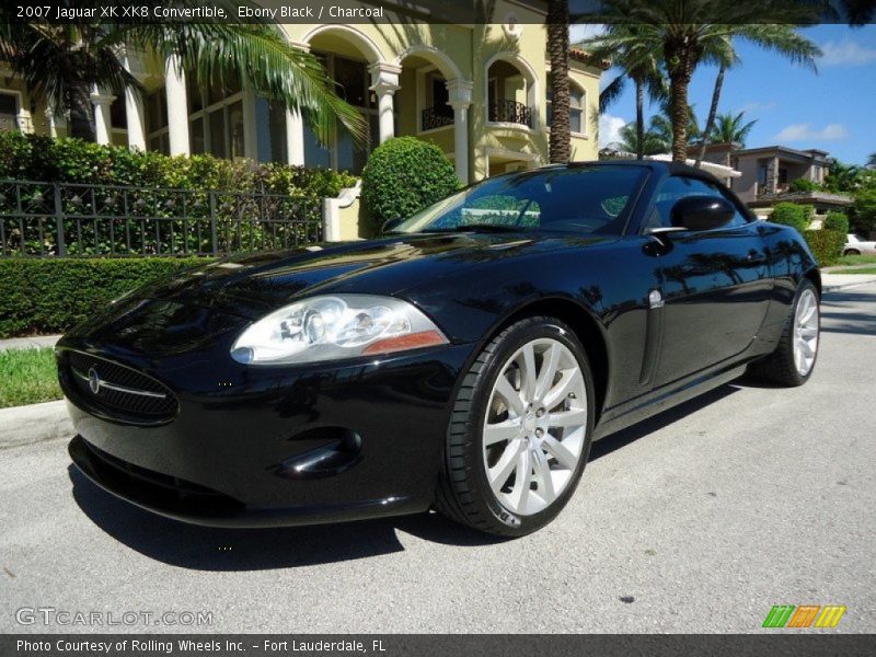 Ebony Black / Charcoal 2007 Jaguar XK XK8 Convertible
