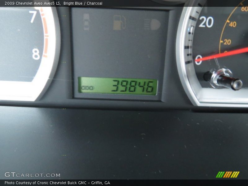 Bright Blue / Charcoal 2009 Chevrolet Aveo Aveo5 LS