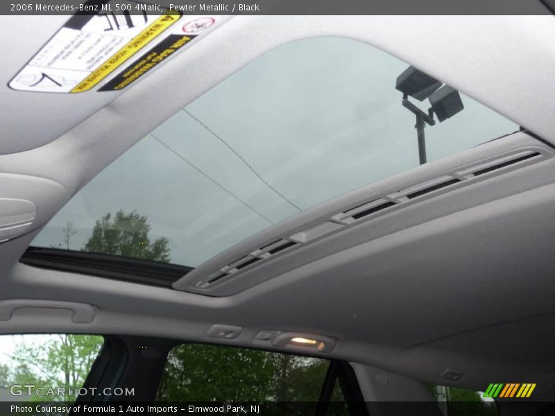 Pewter Metallic / Black 2006 Mercedes-Benz ML 500 4Matic