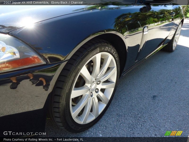 Ebony Black / Charcoal 2007 Jaguar XK XK8 Convertible
