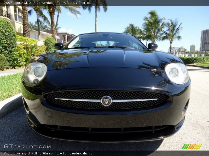Ebony Black / Charcoal 2007 Jaguar XK XK8 Convertible