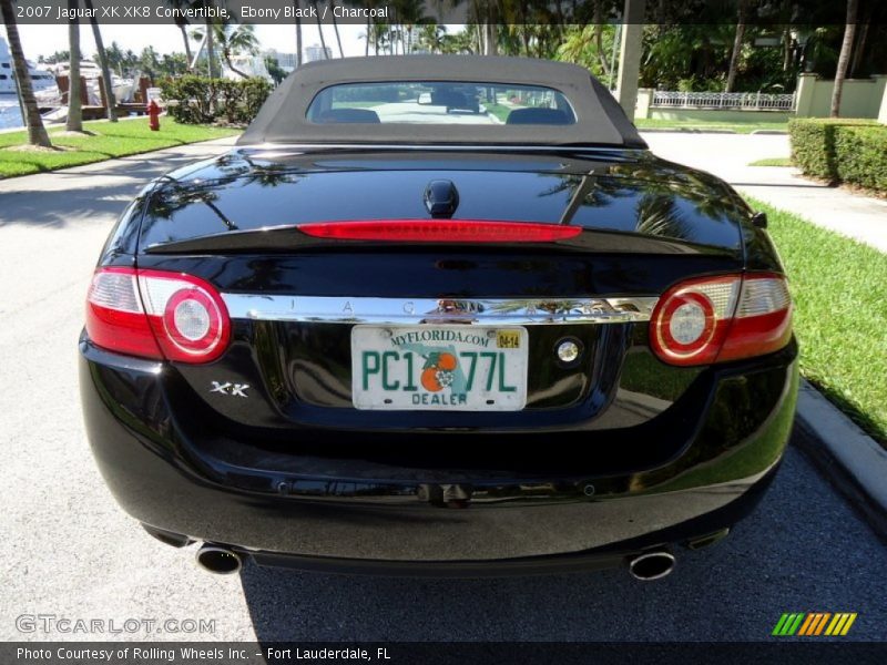 Ebony Black / Charcoal 2007 Jaguar XK XK8 Convertible