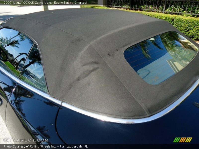 Ebony Black / Charcoal 2007 Jaguar XK XK8 Convertible