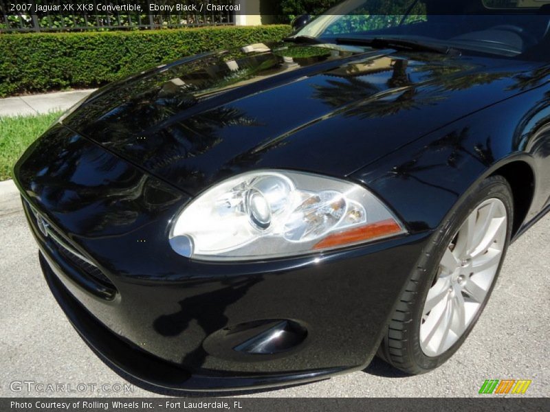 Ebony Black / Charcoal 2007 Jaguar XK XK8 Convertible