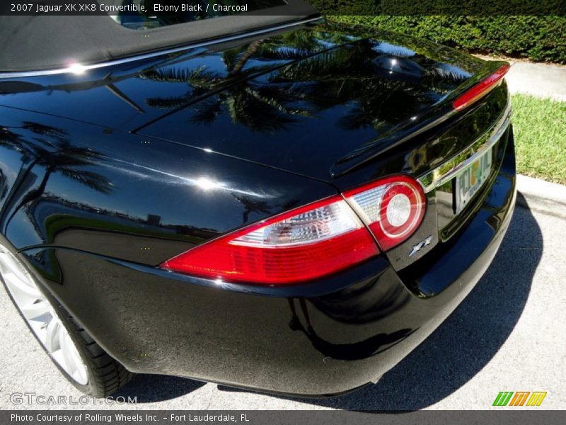 Ebony Black / Charcoal 2007 Jaguar XK XK8 Convertible