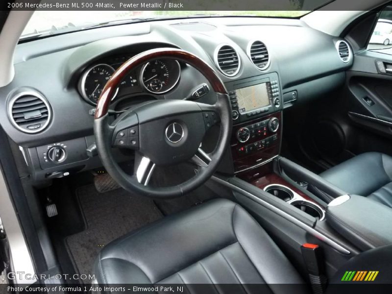 Pewter Metallic / Black 2006 Mercedes-Benz ML 500 4Matic
