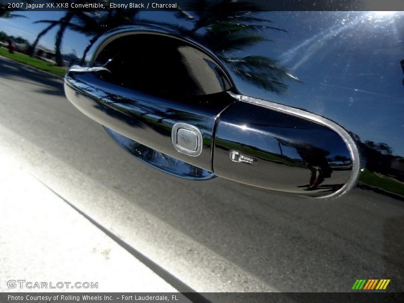 Ebony Black / Charcoal 2007 Jaguar XK XK8 Convertible