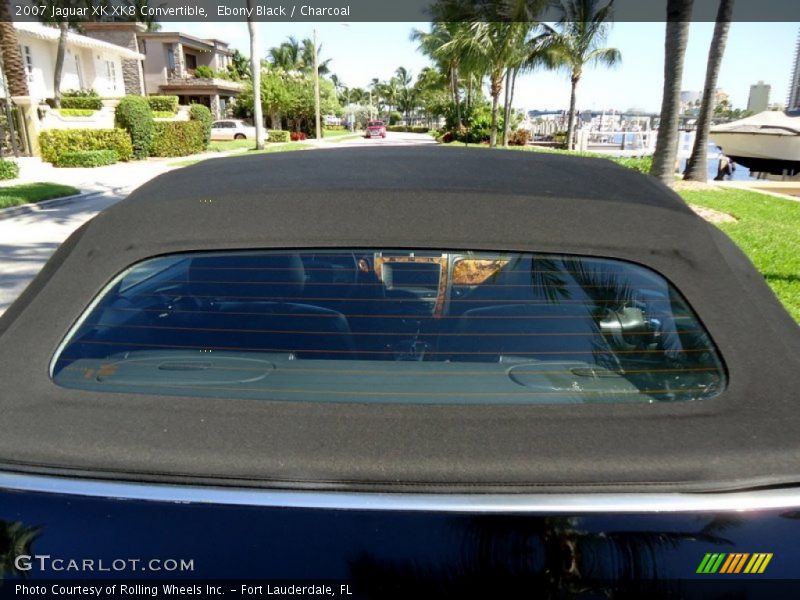 Ebony Black / Charcoal 2007 Jaguar XK XK8 Convertible