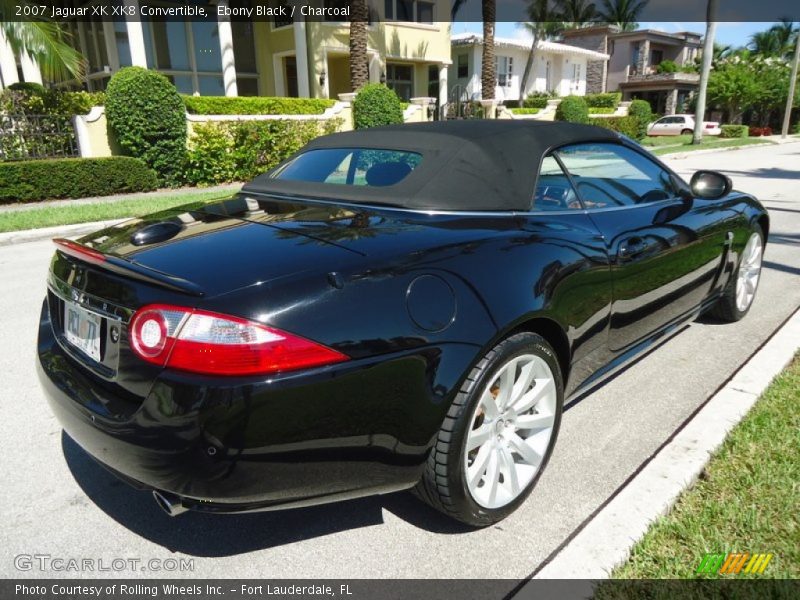 Ebony Black / Charcoal 2007 Jaguar XK XK8 Convertible