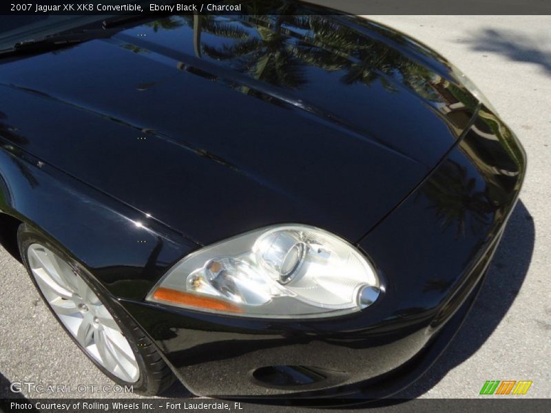 Ebony Black / Charcoal 2007 Jaguar XK XK8 Convertible