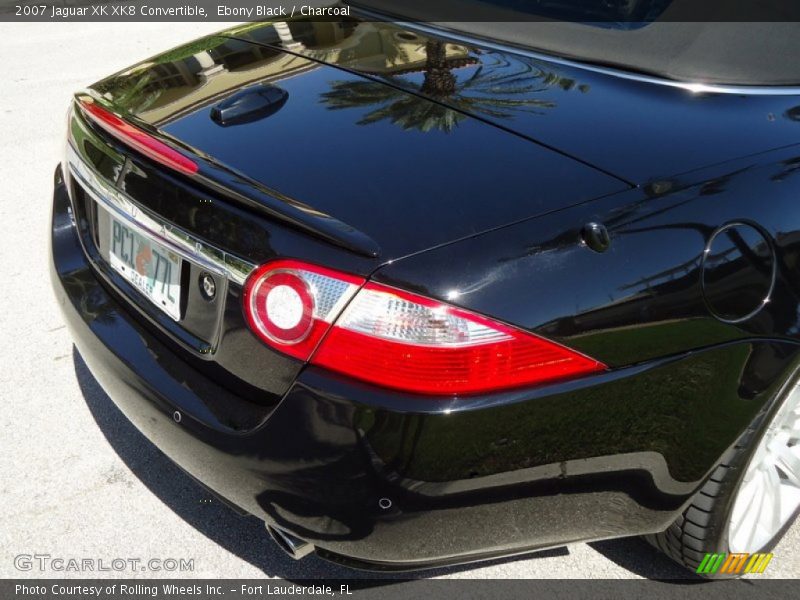 Ebony Black / Charcoal 2007 Jaguar XK XK8 Convertible