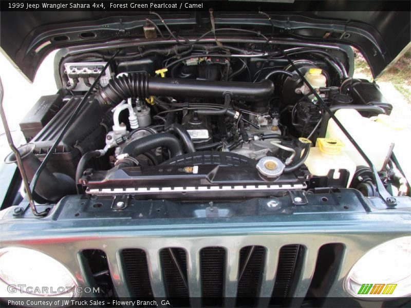 Forest Green Pearlcoat / Camel 1999 Jeep Wrangler Sahara 4x4