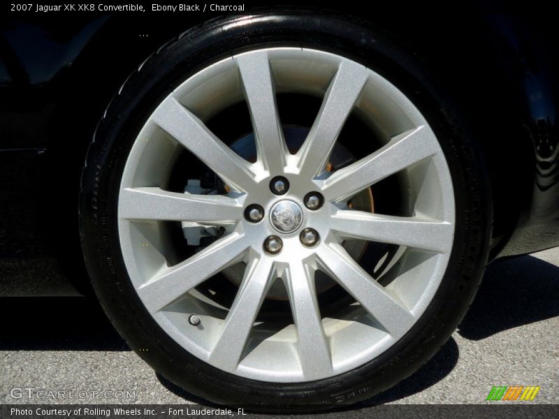 Ebony Black / Charcoal 2007 Jaguar XK XK8 Convertible