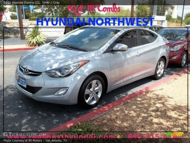 Silver / Gray 2012 Hyundai Elantra GLS