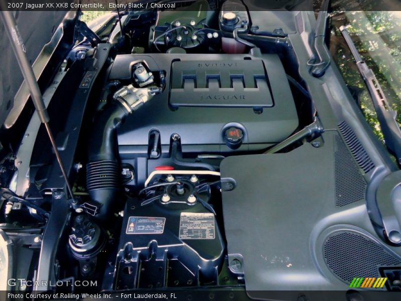 Ebony Black / Charcoal 2007 Jaguar XK XK8 Convertible