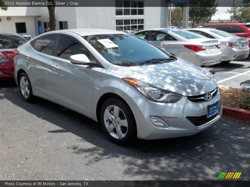 Silver / Gray 2012 Hyundai Elantra GLS