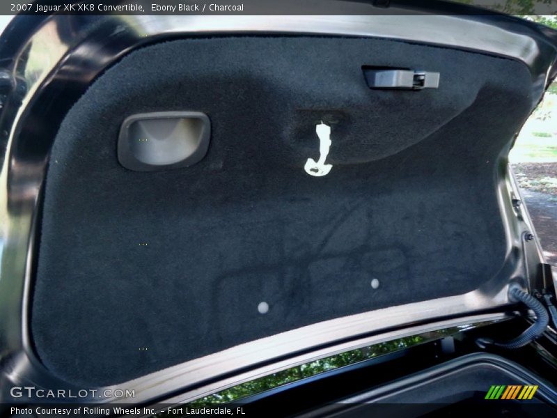 Ebony Black / Charcoal 2007 Jaguar XK XK8 Convertible