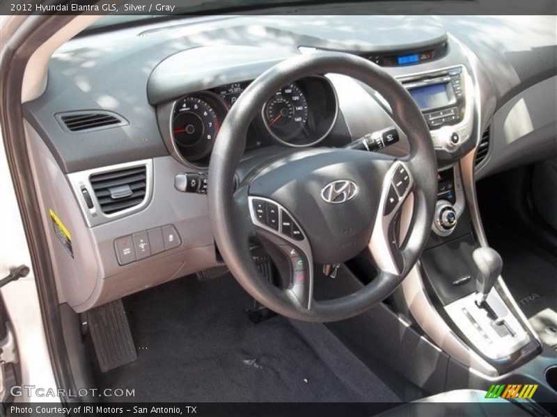 Silver / Gray 2012 Hyundai Elantra GLS